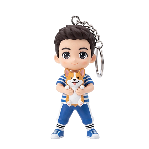Customized keychain doll toy